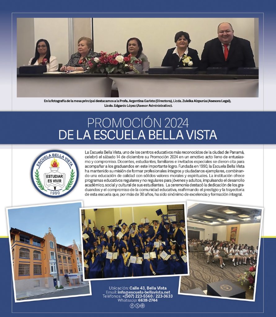 EVENTOS  | Promoción 2024 de la Escuela Bella Vista